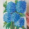 Hydrangea artwork.