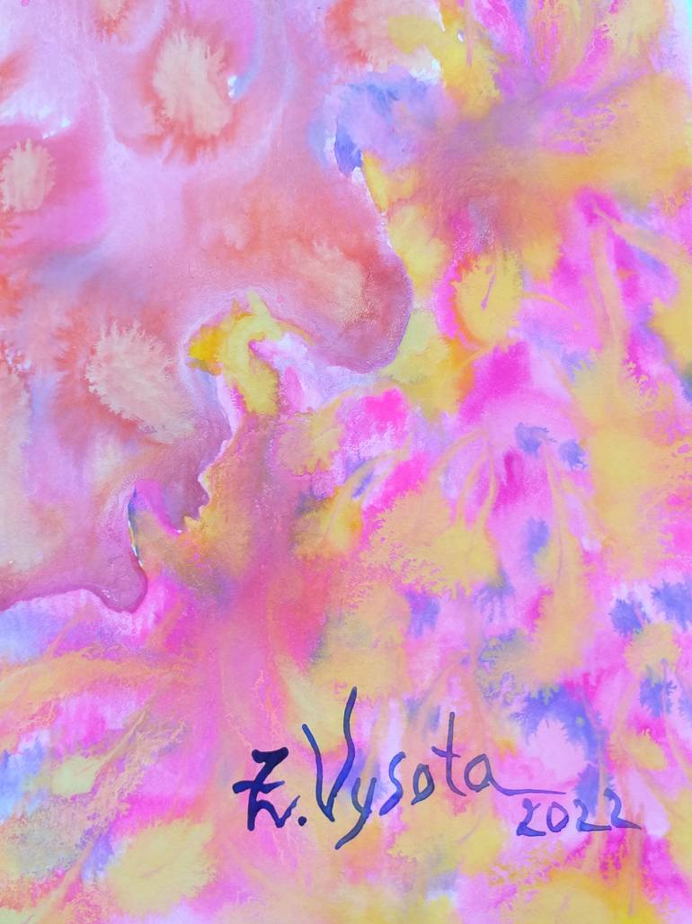 Original Art Deco Animal Painting by Zinaida Vysota Dacenko