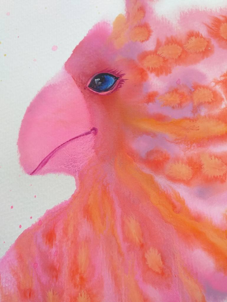 Original Art Deco Animal Painting by Zinaida Vysota Dacenko