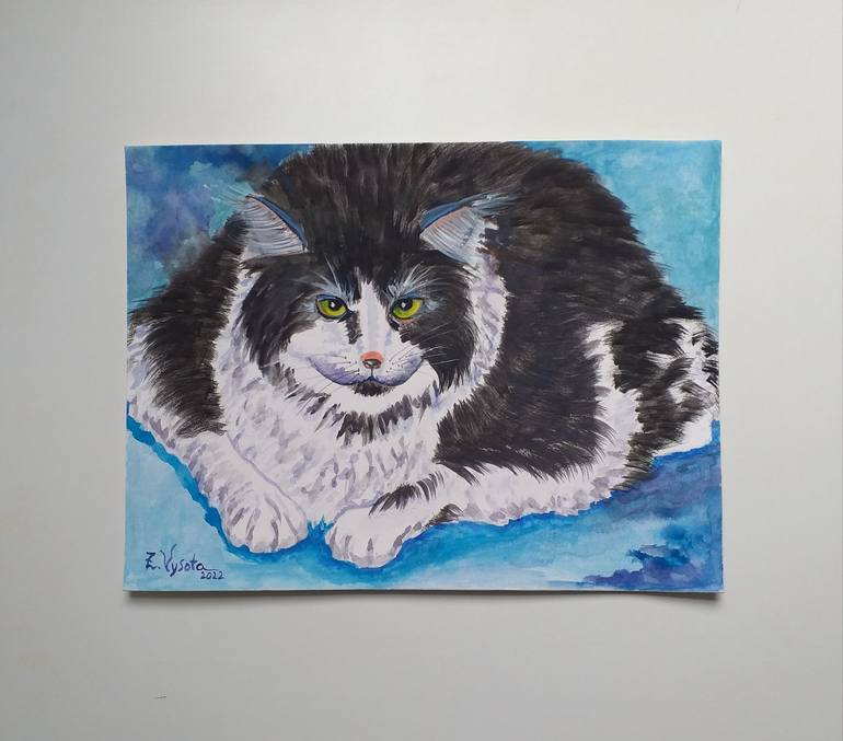 Original Animal Painting by Zinaida Vysota Dacenko