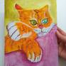 Cat watercolor.