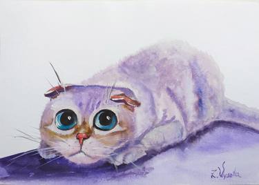 Original Art Deco Animal Paintings by Zinaida Vysota Dacenko