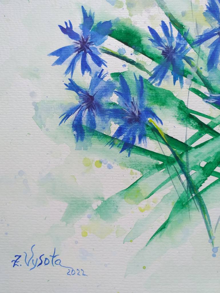 Original Floral Painting by Zinaida Vysota Dacenko