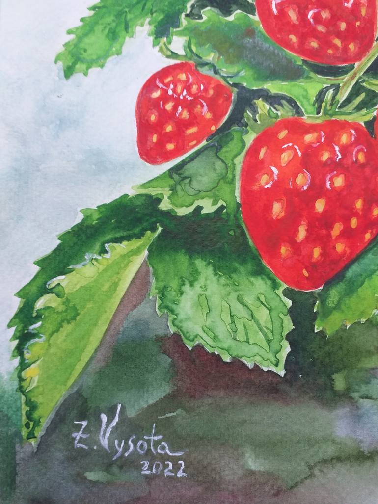 Original Art Deco Fantasy Painting by Zinaida Vysota Dacenko