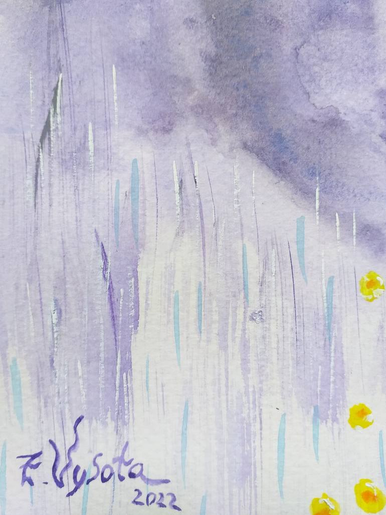 Original Art Deco Fantasy Painting by Zinaida Vysota Dacenko