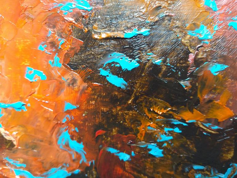 Original Abstract Painting by Zinaida Vysota Dacenko