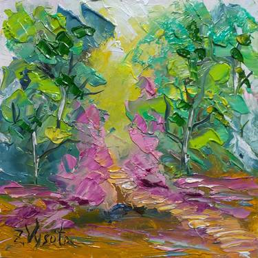 Print of Abstract Expressionism Landscape Paintings by Zinaida Vysota Dacenko