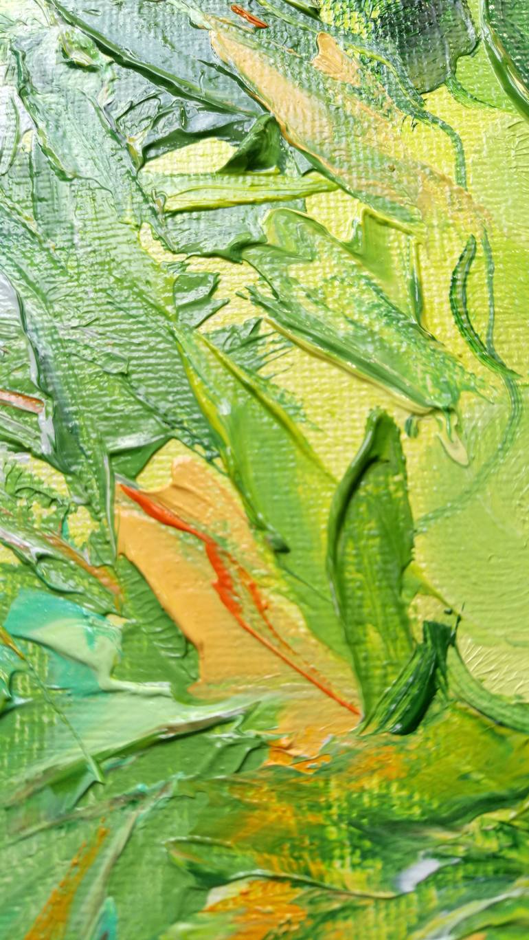Original Art Deco Nature Painting by Zinaida Vysota Dacenko