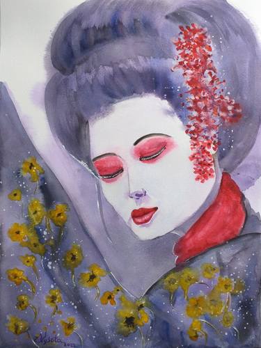 Geisha in trought. thumb