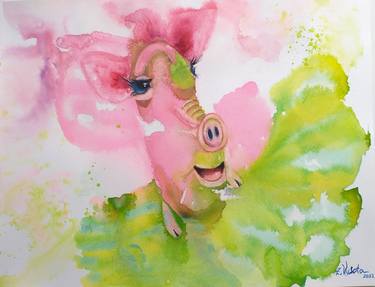 Original Animal Paintings by Zinaida Vysota Dacenko