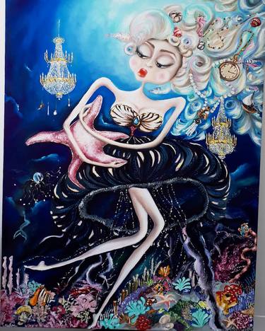 Saatchi Art Artist Julia Syn; Paintings, “A jellyfish” #art