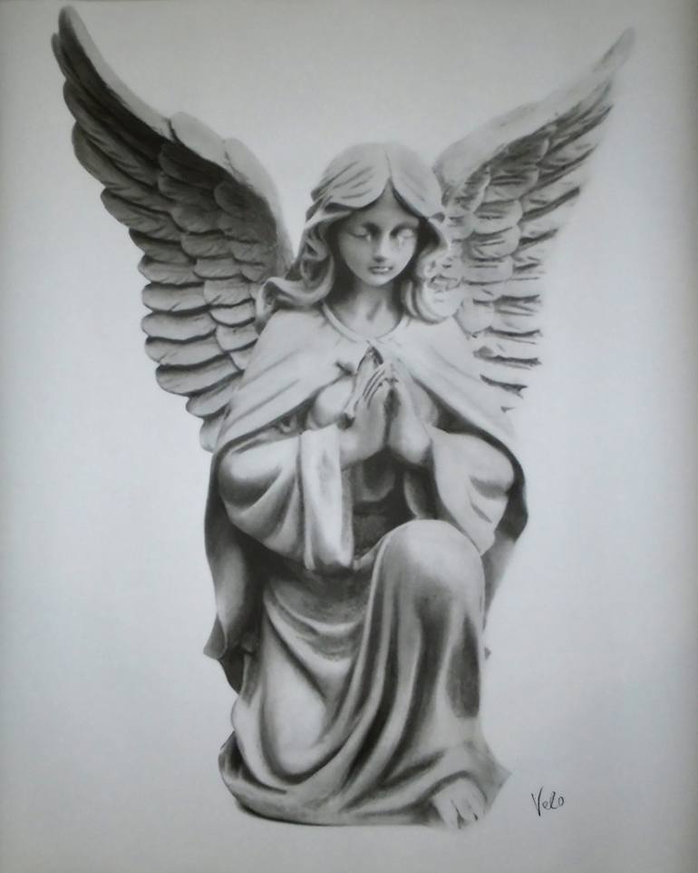 Original Abstract Religion Drawing by Velo B