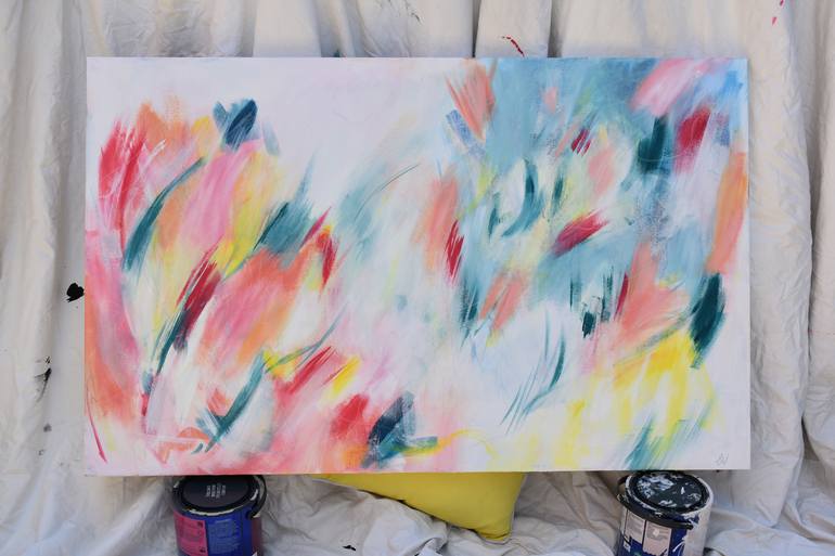 Original Expressionism Abstract Painting by Stephanie Wardle