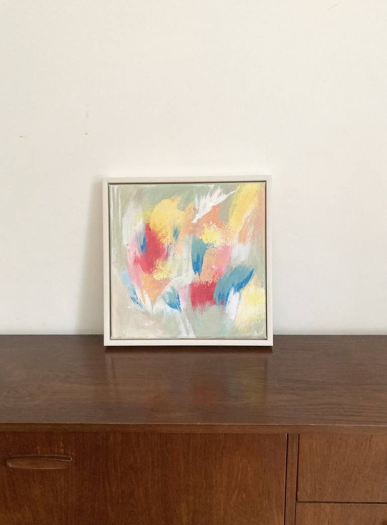 Original Abstract Expressionism Abstract Painting by Stephanie Wardle