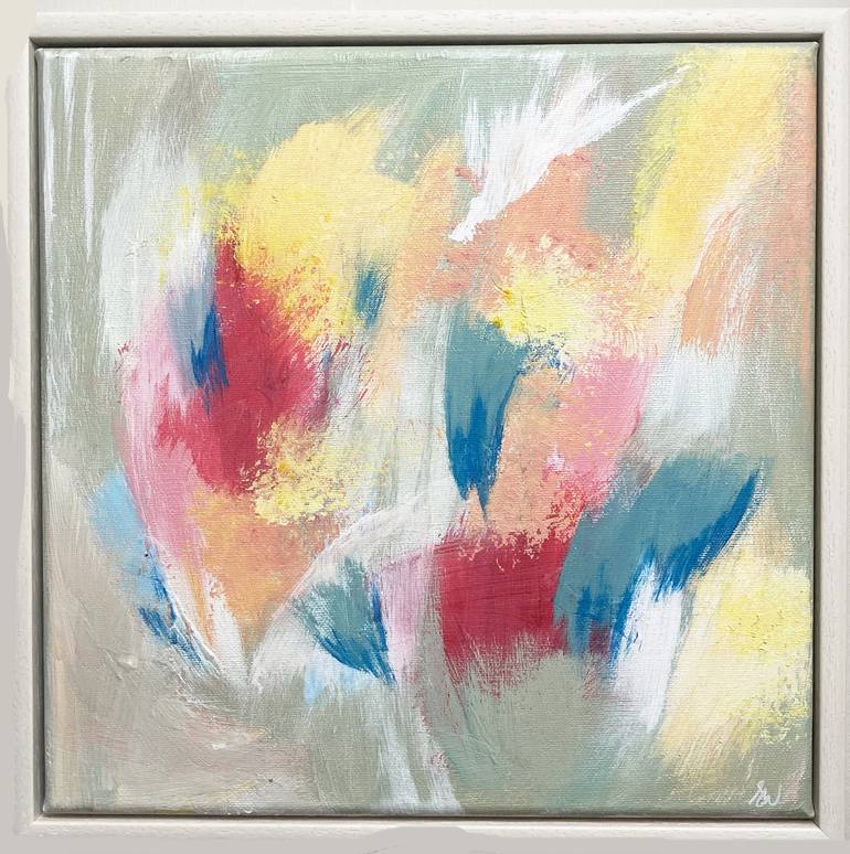 Original Abstract Expressionism Abstract Painting by Stephanie Wardle