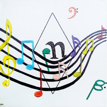 Print of Music Paintings by MF M
