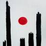 Red Moon. Oil on canvas. 35x24cm. 2020.
Red Moon. Oil on canvas. 35x24cm. 2020.