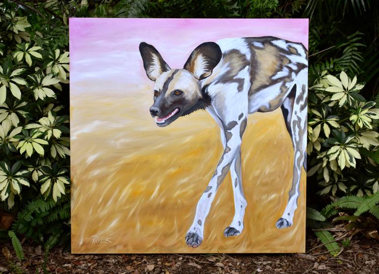 Original Contemporary Animal Painting by Rebecca Pavlik