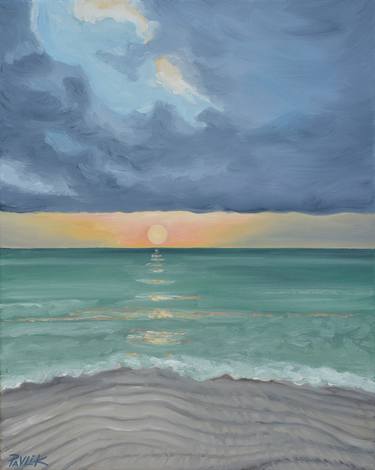 Original Beach Paintings by Rebecca Pavlik