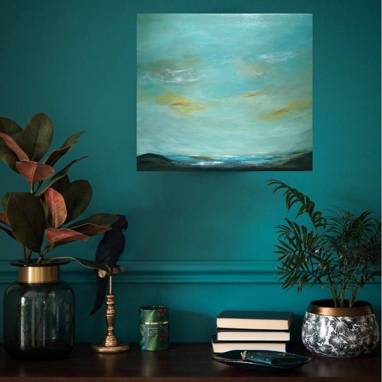 Original Abstract Expressionism Abstract Painting by Khadija Elhaouchi