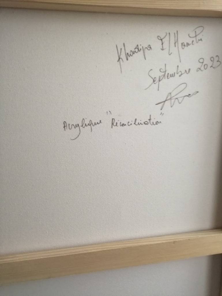 Original Abstract Expressionism Landscape Painting by Khadija Elhaouchi