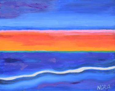 Original Impressionism Beach Paintings by Tom Nora