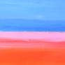 Detail, Orange & Blue Sunset, St. Pete, Florida