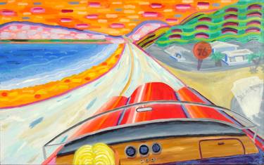 Original Pop Art Abstract Painting by Tom Nora