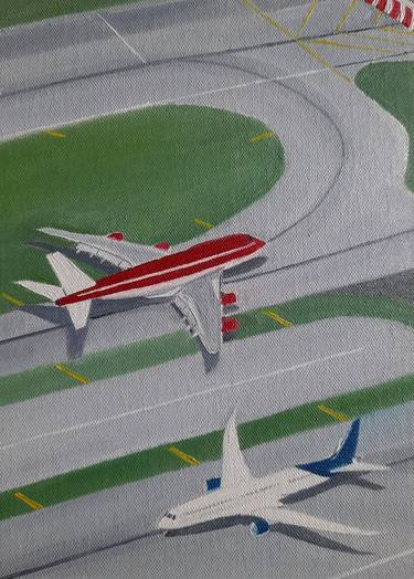Original Airplane Paintings by Ketan Shah