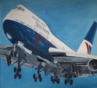 Original Realism Aeroplane Paintings by Ketan Shah
