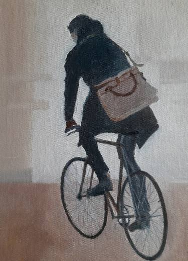 Original Fine Art Bicycle Paintings by Ketan Shah