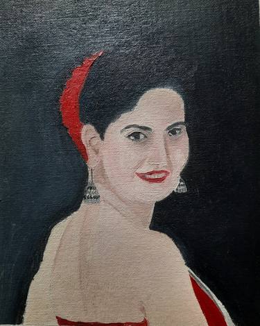 Original Figurative Women Paintings by Ketan Shah