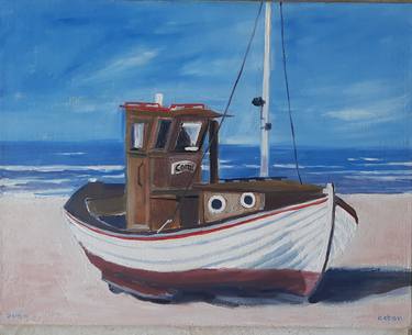 Original Boat Paintings by Ketan Shah