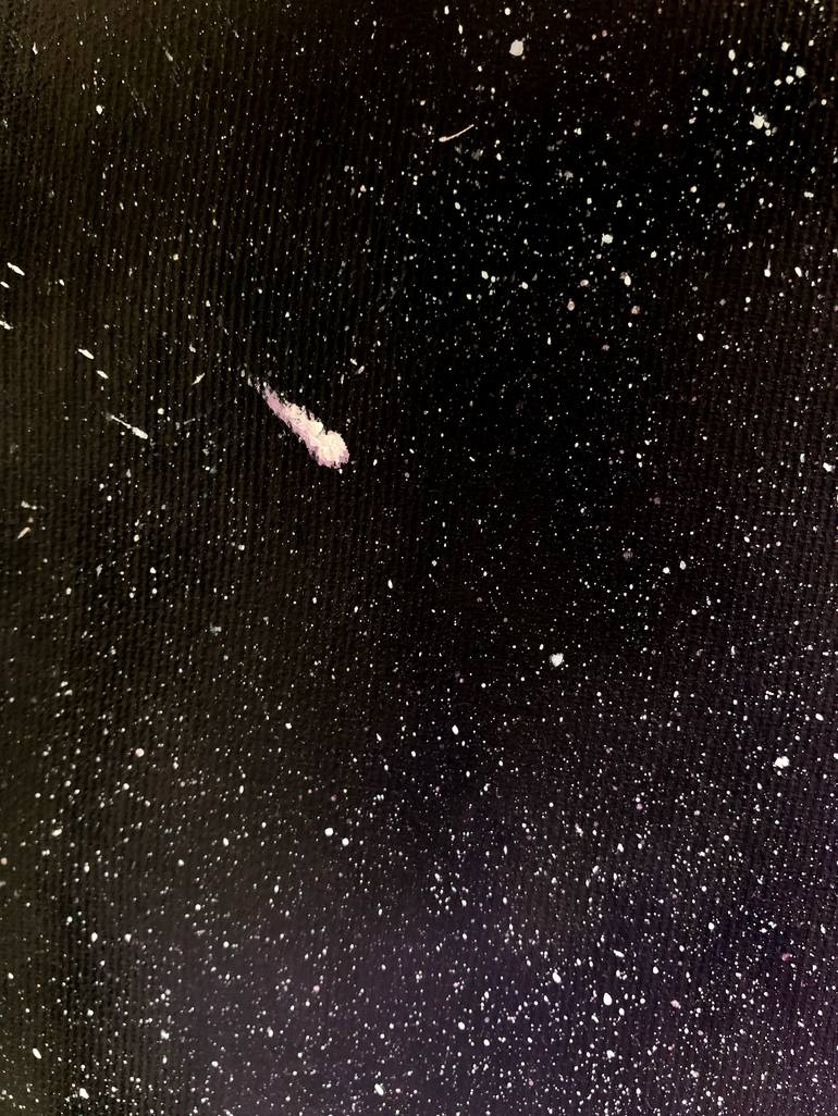 Original Conceptual Outer Space Painting by Lana Krainova