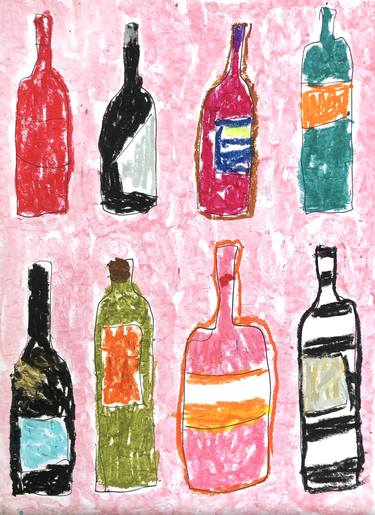 Print of Expressionism Food & Drink Drawings by Lana Krainova