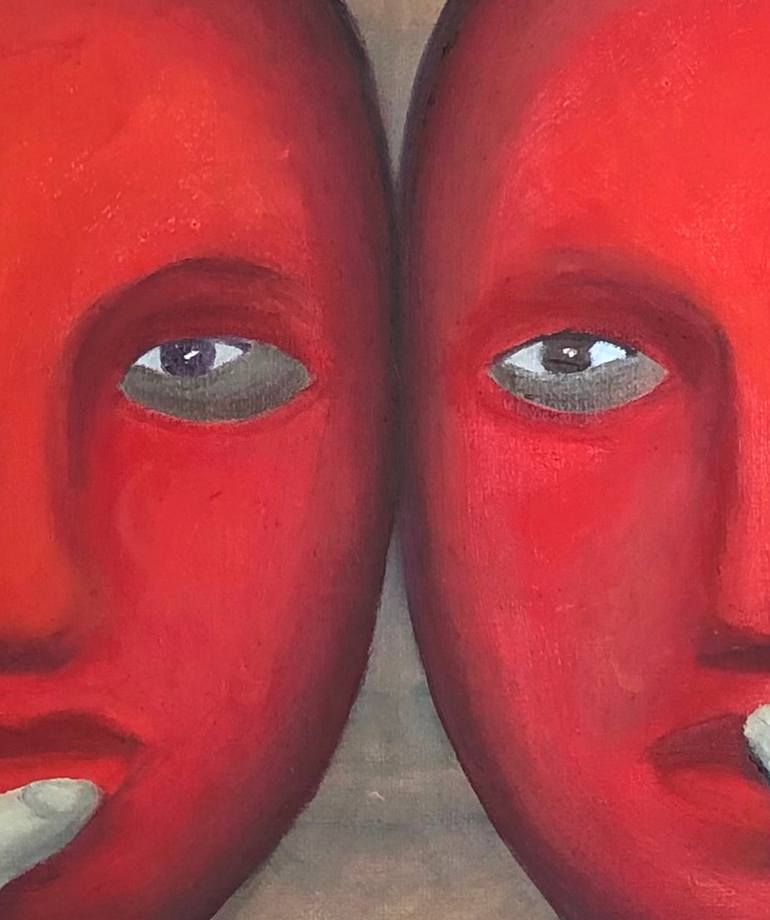 Original Figurative People Painting by Lana Krainova