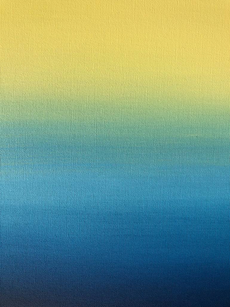 Original Minimalism Seascape Painting by Lana Krainova