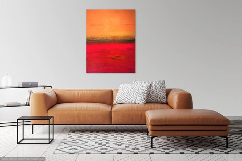 Original Abstract Landscape Painting by Jonas Holmstrand