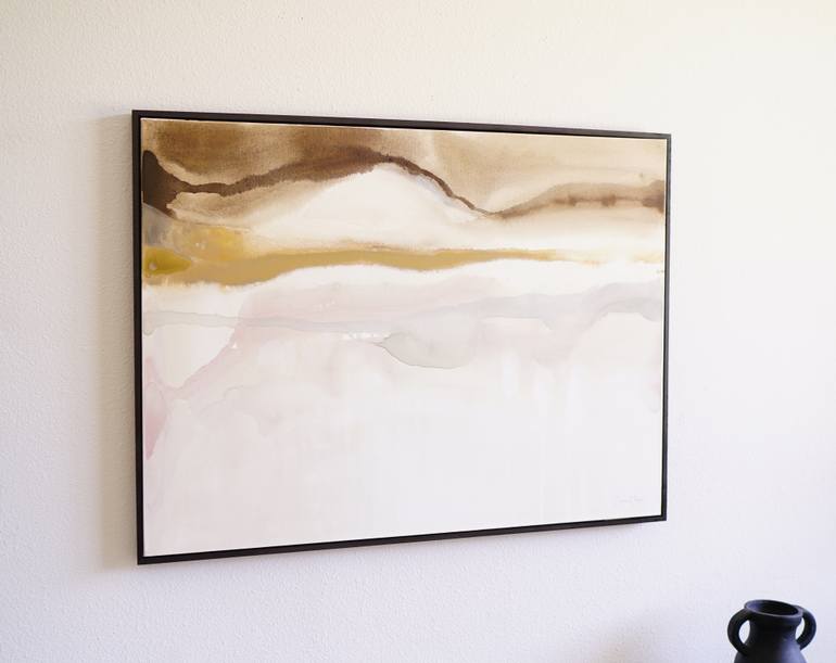 Original Abstract Landscape Painting by Shina Choi