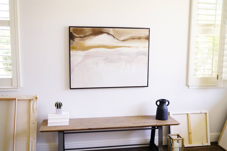 Original Abstract Landscape Painting by Shina Choi