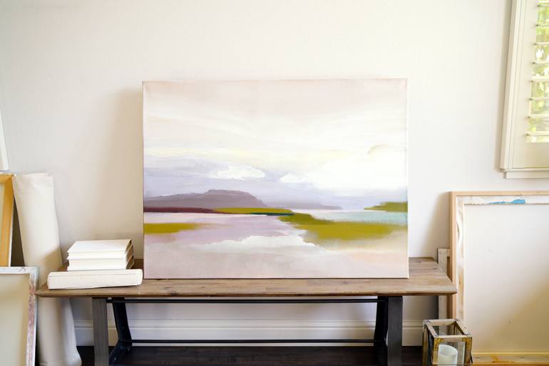 Original Contemporary Seascape Painting by Shina Choi