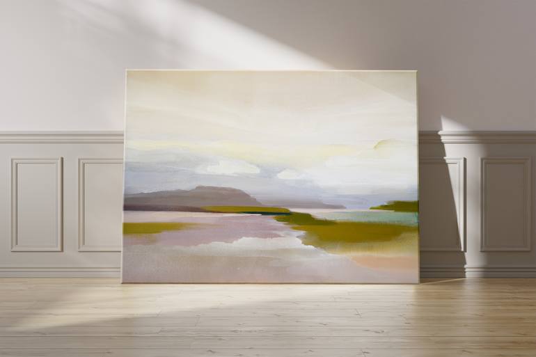 Original Contemporary Seascape Painting by Shina Choi