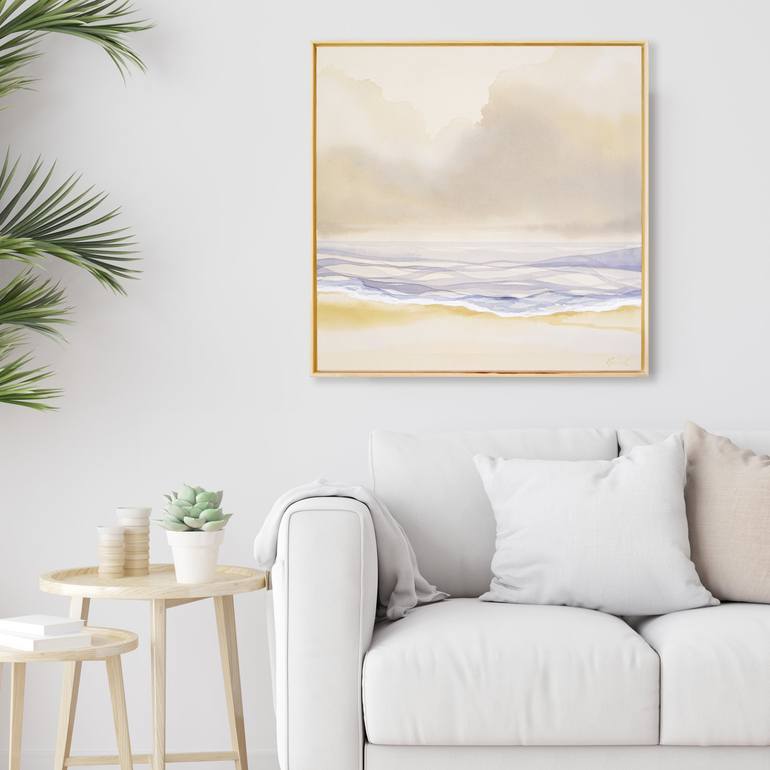 Original Fine Art Seascape Painting by SHINA CHOI