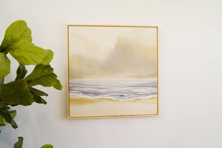 Original Fine Art Seascape Painting by SHINA CHOI