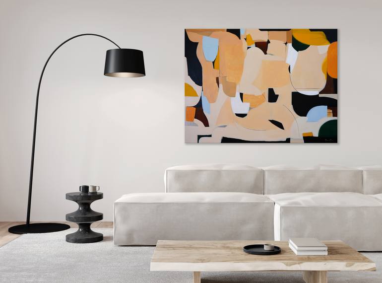 Original Modernism Abstract Painting by Shina Choi