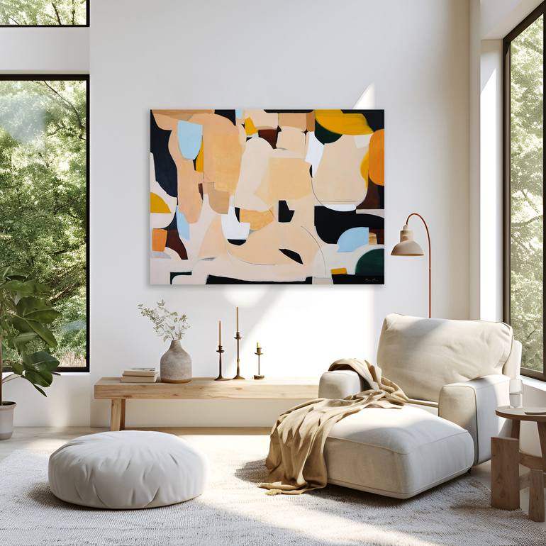 Original Modernism Abstract Painting by SHINA CHOI