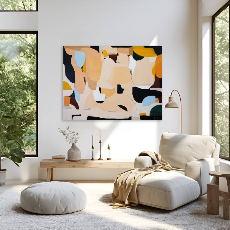 Original Modernism Abstract Painting by Shina Choi