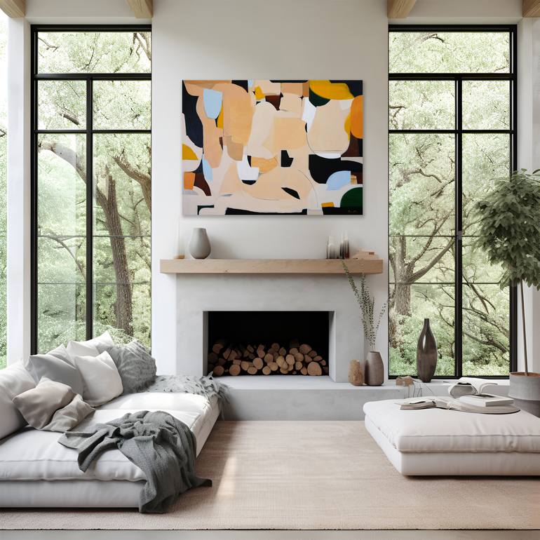 Original Modernism Abstract Painting by Shina Choi