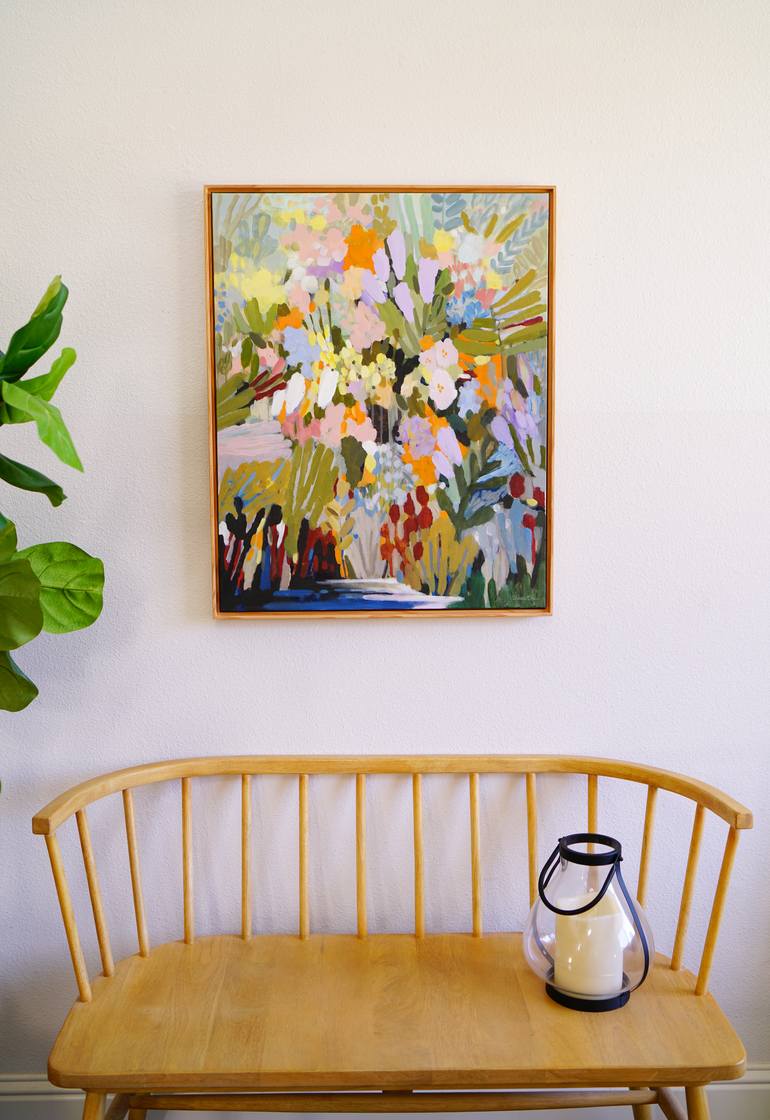 Original Impressionism Floral Painting by Shina Choi