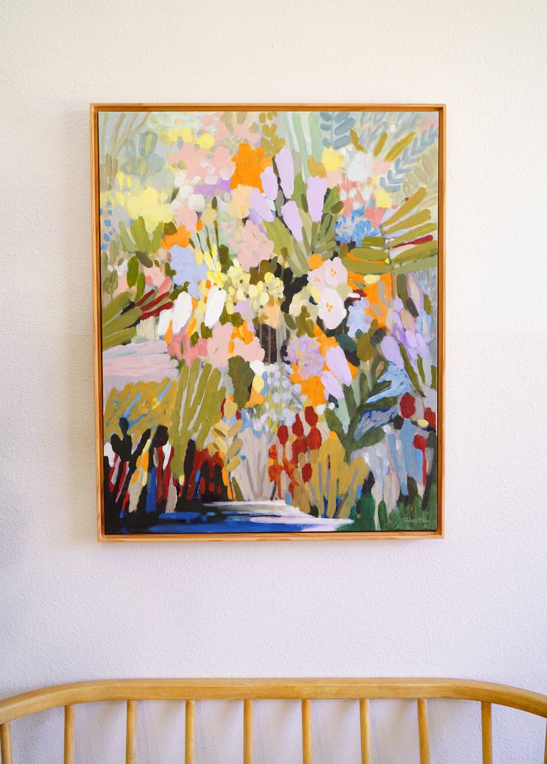Original Impressionism Floral Painting by Shina Choi